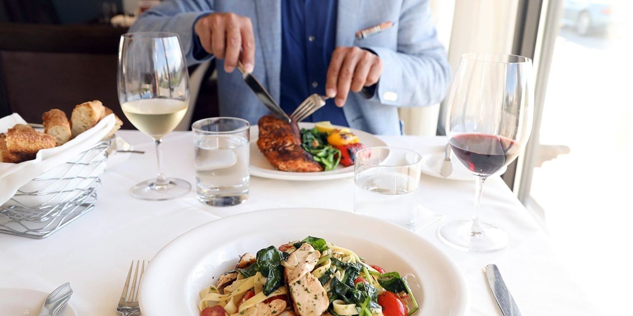 eating-italian-food-at-the-table